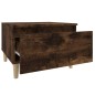 vidaXL Mesa auxiliar madera contrachapada roble ahumado 50x46x35 cm vidaXL Mesa auxiliar madera contrachapada roble ahumado 50x46x35 cm