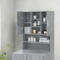 vidaXL Armario de lavadora gris sonoma 70,5x25,5x90 cm
