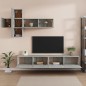 vidaXL Set de muebles de TV 7 pzas madera contrachapada gris hormigón vidaXL Set de muebles de TV 7 pzas madera contrachapada gris hormigón