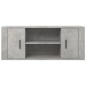vidaXL Mueble para TV contrachapada gris hormigón 100x35x40 cm vidaXL Mueble para TV contrachapada gris hormigón 100x35x40 cm