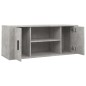 vidaXL Mueble para TV contrachapada gris hormigón 100x35x40 cm vidaXL Mueble para TV contrachapada gris hormigón 100x35x40 cm