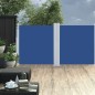 vidaXL Toldo lateral retráctil azul 100x600 cm