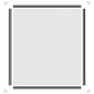 vidaXL Mosquitera magnética para ventanas blanco 130x150 cm