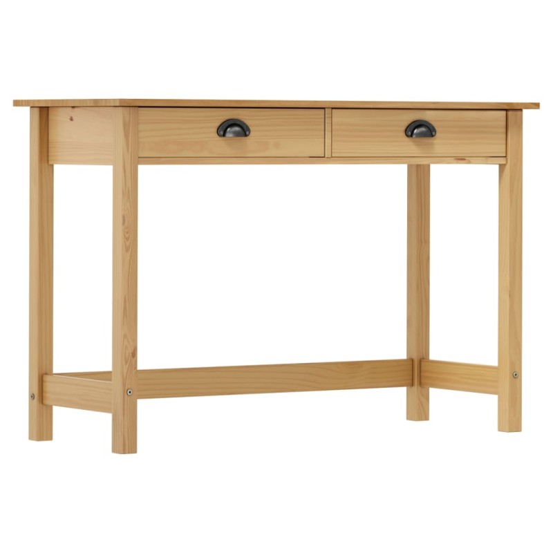 vidaXL Mesa consola Hill con 2 cajones madera pino 110x45x74 cm vidaXL Mesa consola Hill con 2 cajones madera pino 110x45x74 cm