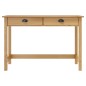 vidaXL Mesa consola Hill con 2 cajones madera pino 110x45x74 cm vidaXL Mesa consola Hill con 2 cajones madera pino 110x45x74 cm