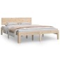 vidaXL Estructura de cama de madera maciza de pino 140x190 cm