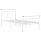 vidaXL Estructura de cama de metal blanco 90x200 cm vidaXL Estructura de cama de metal blanco 90x200 cm