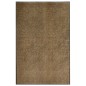 vidaXL Felpudo lavable marrón 120x180 cm vidaXL Felpudo lavable marrón 120x180 cm