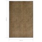 vidaXL Felpudo lavable marrón 120x180 cm vidaXL Felpudo lavable marrón 120x180 cm
