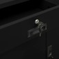 vidaXL Armario de oficina de acero negro 90x40x102 cm