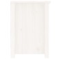 vidaXL Mueble para TV de madera maciza de pino blanco 103x36,5x52 cm vidaXL Mueble para TV de madera maciza de pino blanco 103x36,5x52 cm