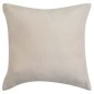 vidaXL Fundas de cojín 4 uds 50x50 cm poliéster  gamuza beige