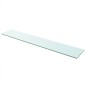 vidaXL Panel de estante vidrio claro 110x20 cm vidaXL Panel de estante vidrio claro 110x20 cm