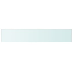vidaXL Panel de estante vidrio claro 110x20 cm