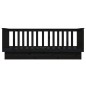 vidaXL Sofá cama madera maciza de pino negro 90x190 cm vidaXL Sofá cama madera maciza de pino negro 90x190 cm