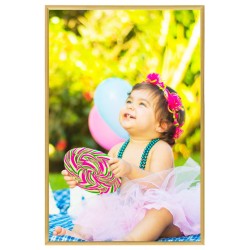 vidaXL Marcos de fotos collage de mesa 3 uds dorado MDF 21x29,7cm