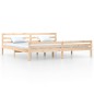 vidaXL Estructura de cama madera maciza 200x200 cm vidaXL Estructura de cama madera maciza 200x200 cm