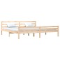 vidaXL Estructura de cama madera maciza 200x200 cm vidaXL Estructura de cama madera maciza 200x200 cm