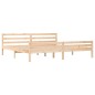 vidaXL Estructura de cama madera maciza 200x200 cm vidaXL Estructura de cama madera maciza 200x200 cm