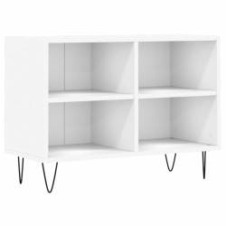 vidaXL Mueble de TV madera de ingeniería blanco 69,5x30x50 cm