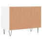 vidaXL Mueble de TV madera de ingeniería blanco 69,5x30x50 cm