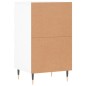 vidaXL Aparador madera de ingeniería blanco 40x35x70 cm vidaXL Aparador madera de ingeniería blanco 40x35x70 cm