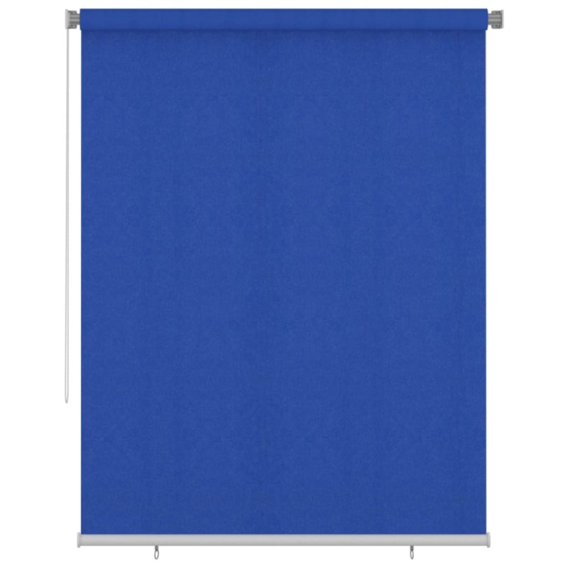 vidaXL Persiana enrollable de jardín HDPE azul 180x230 cm vidaXL Persiana enrollable de jardín HDPE azul 180x230 cm