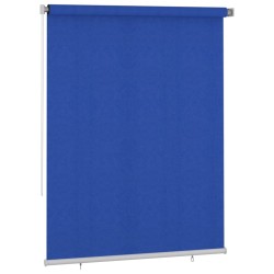 vidaXL Persiana enrollable de jardín HDPE azul 180x230 cm