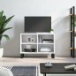vidaXL Mueble de TV madera de ingeniería blanco 69,5x30x50 cm