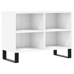 vidaXL Mueble de TV madera de ingeniería blanco 69,5x30x50 cm