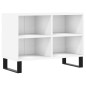 vidaXL Mueble de TV madera de ingeniería blanco 69,5x30x50 cm