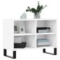vidaXL Mueble de TV madera de ingeniería blanco 69,5x30x50 cm