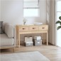vidaXL Mesa consola madera maciza de pino 114x40x75 cm vidaXL Mesa consola madera maciza de pino 114x40x75 cm
