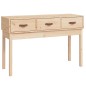 vidaXL Mesa consola madera maciza de pino 114x40x75 cm vidaXL Mesa consola madera maciza de pino 114x40x75 cm