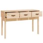 vidaXL Mesa consola madera maciza de pino 114x40x75 cm vidaXL Mesa consola madera maciza de pino 114x40x75 cm