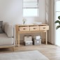 vidaXL Mesa consola madera maciza de pino 114x40x75 cm vidaXL Mesa consola madera maciza de pino 114x40x75 cm