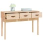 vidaXL Mesa consola madera maciza de pino 114x40x75 cm vidaXL Mesa consola madera maciza de pino 114x40x75 cm