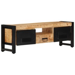vidaXL Mueble de TV madera maciza de mango 120x30x40 cm