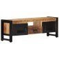vidaXL Mueble de TV madera maciza de mango 120x30x40 cm vidaXL Mueble de TV madera maciza de mango 120x30x40 cm