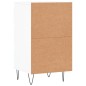 vidaXL Aparador madera de ingeniería blanco 40x35x70 cm vidaXL Aparador madera de ingeniería blanco 40x35x70 cm