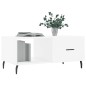 vidaXL Mesa de centro madera contrachapada blanco 90x50x40 cm vidaXL Mesa de centro madera contrachapada blanco 90x50x40 cm