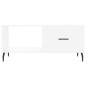 vidaXL Mesa de centro madera contrachapada blanco 90x50x40 cm vidaXL Mesa de centro madera contrachapada blanco 90x50x40 cm