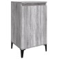 vidaXL Mesita de noche madera contrachapada gris Sonoma 40x35x70 cm vidaXL Mesita de noche madera contrachapada gris Sonoma 40x35x70 cm