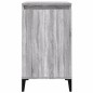 vidaXL Mesita de noche madera contrachapada gris Sonoma 40x35x70 cm vidaXL Mesita de noche madera contrachapada gris Sonoma 40x35x70 cm