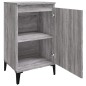 vidaXL Mesita de noche madera contrachapada gris Sonoma 40x35x70 cm vidaXL Mesita de noche madera contrachapada gris Sonoma 40x35x70 cm