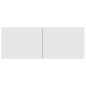 vidaXL Mueble de pared para TV madera contrachapada blanco vidaXL Mueble de pared para TV madera contrachapada blanco