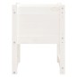 vidaXL Jardinera madera maciza de pino blanco 40x40x52,5 cm