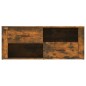 vidaXL Mueble para TV madera contrachapada roble ahumado 100x35x40 cm