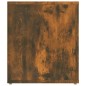 vidaXL Mueble para TV madera contrachapada roble ahumado 100x35x40 cm
