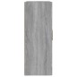 vidaXL Armario pared madera contrachapada gris Sonoma 69,5x32,5x90 cm vidaXL Armario pared madera contrachapada gris Sonoma 69,5x32,5x90 cm